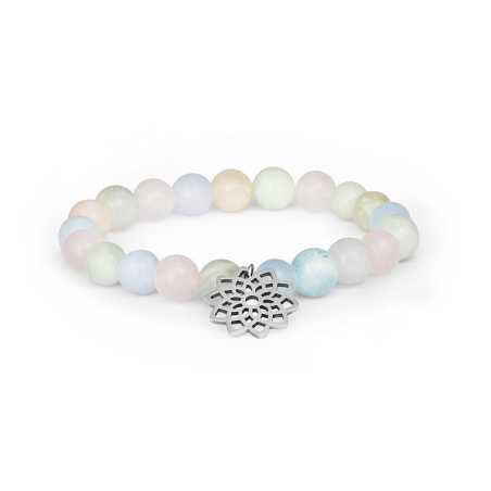 Korálkový náramek z morganitu MINK96/17 Agato