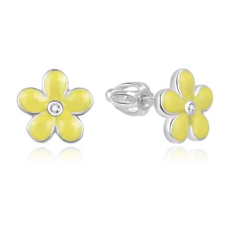 Stříbrné kytičkové náušnice AGUP1541S Beneto