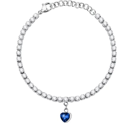 Půvabný ocelový náramek s krystaly Love LPS05ASD27 La Petite Story