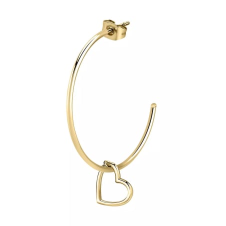 Romantická pozlacená single náušnice s přívěskem LPS02AQM16 La Petite Story