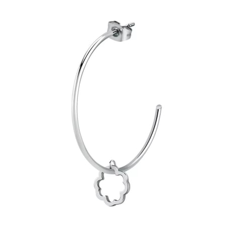 Ocelová single náušnice s přívěskem pro štěstí LPS02AQM17 La Petite Story