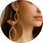 Visací náušnice | Superpotraviny-Naturalis.cz