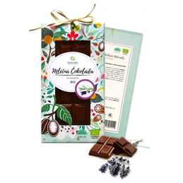 BIO Mléčná Čokoláda Naturalis s levandulí - 80g