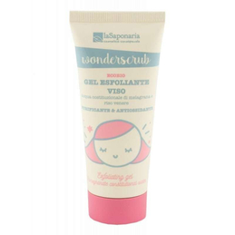Peelingový gel na obličej WonderScrub BIO laSaponaria - 100 ml