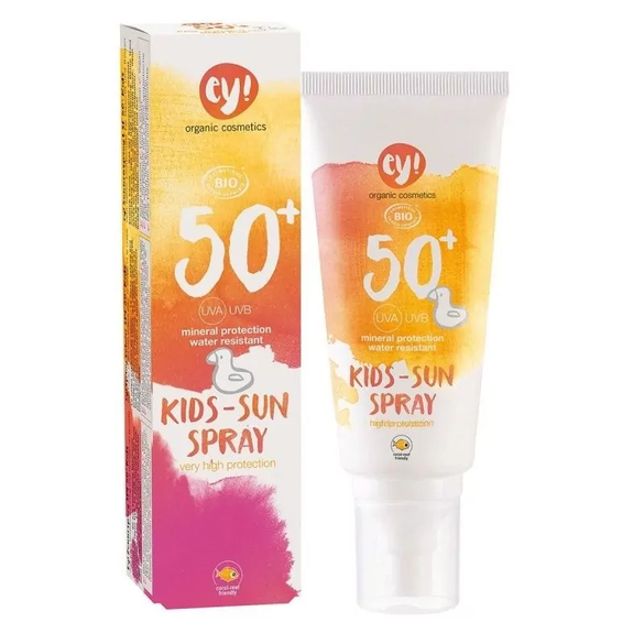 Opalovací přírodní krém ve spreji SPF 50+ BIO Ey! - 100 ml