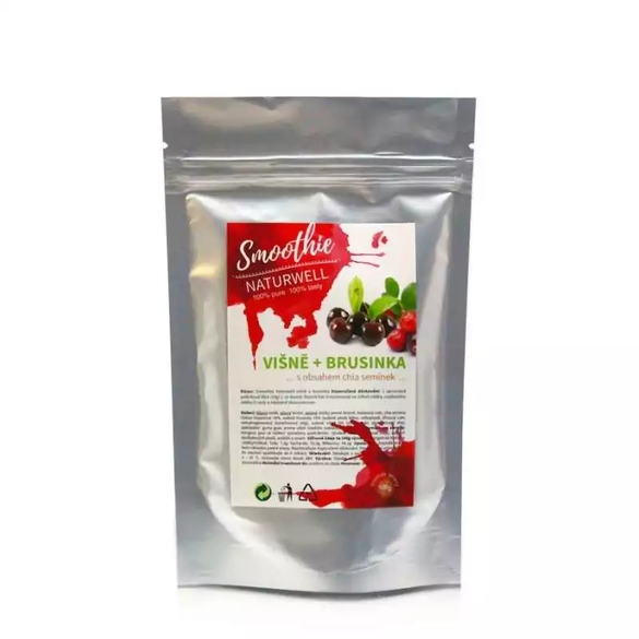 Smoothie Naturwell Višně a Brusinka - 100g Smoothie Naturwell Višně a Brusinka - 100g
