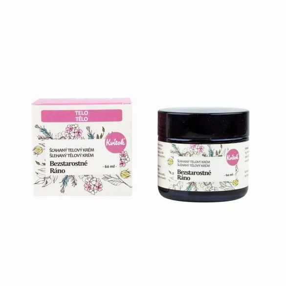 Šlehaný tělový krém "Bezstarostné ráno" Kvitok - 60 ml Šlehaný tělový krém "Bezstarostné ráno" Kvitok - 60 ml