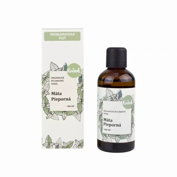 Bylinková voda s mátou peprnou BIO Kvitok - 100 ml Bylinková voda s mátou peprnou BIO Kvitok - 100 ml