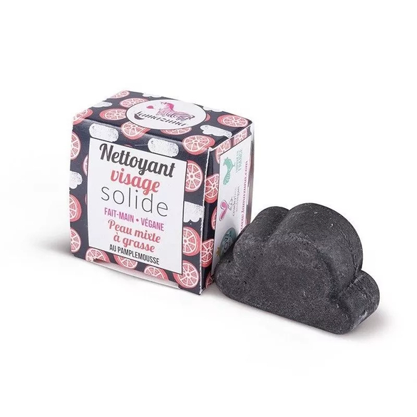 Tuhé mýdlo na čištění obličeje pro mastnou pleť s grapefruitem Lamazuna - 25 g Tuhé mýdlo na čištění obličeje pro mastnou pleť s grapefruitem Lamazuna - 25 g