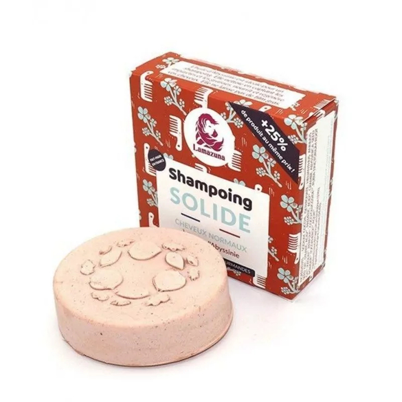 Tuhý šampon pro normální vlasy s habešským olejem Lamazuna - 70 g Tuhý šampon pro normální vlasy s habešským olejem Lamazuna - 70 g