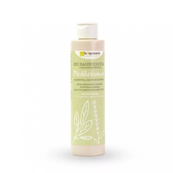 Středomořský sprchový gel s bylinkami BIO laSaponaria - 200 ml Středomořský sprchový gel s bylinkami BIO laSaponaria - 200 ml