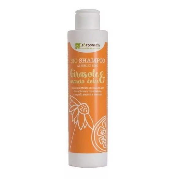 Šampon se slunečnicí a sladkým pomerančem BIO laSaponaria - 200 ml Šampon se slunečnicí a sladkým pomerančem BIO laSaponaria - 200 ml