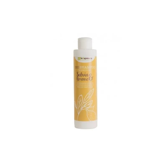 Šampon se šalvějí a citrónem BIO laSaponaria - 200 ml