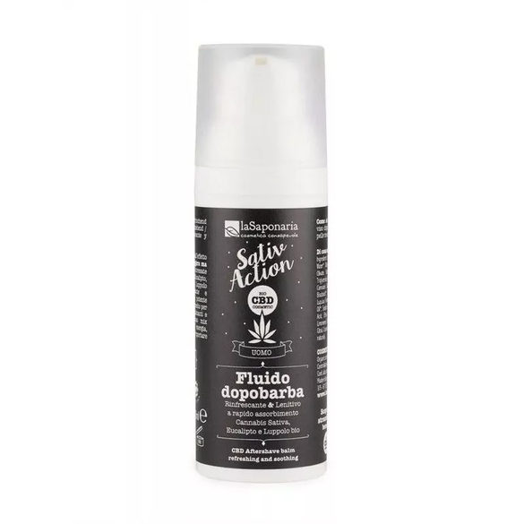 Pánský gel po holení s konopným CBD BIO laSaponaria - 50 ml Pánský gel po holení s konopným CBD BIO laSaponaria - 50 ml