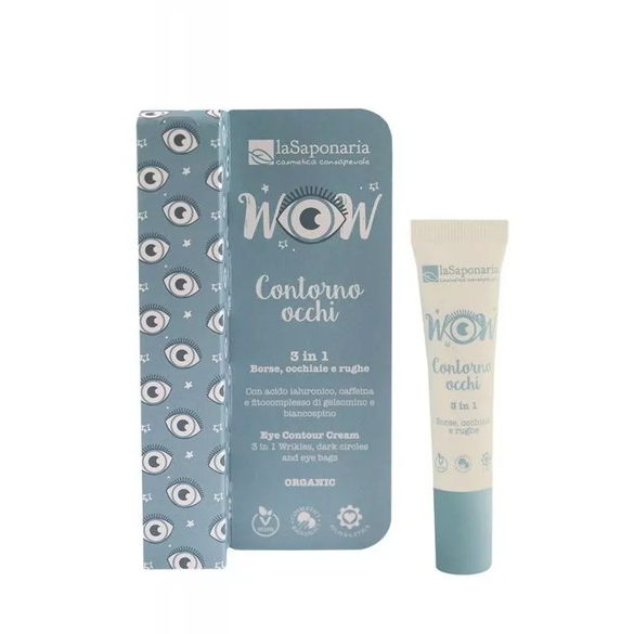 Konturovací oční krém 3 v 1 BIO laSaponaria - 15 ml Konturovací oční krém 3 v 1 BIO laSaponaria - 15 ml