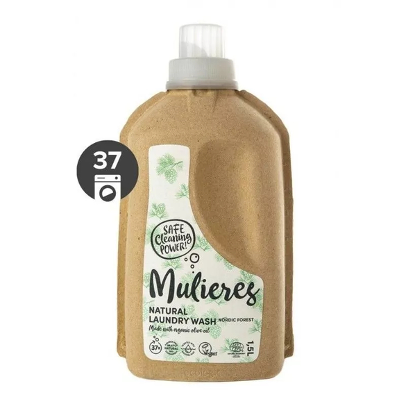 Koncentrovaný prací gel s vůní severského lesu BIO Mulieres - 1500 ml Koncentrovaný prací gel s vůní severského lesu BIO Mulieres - 1500 ml