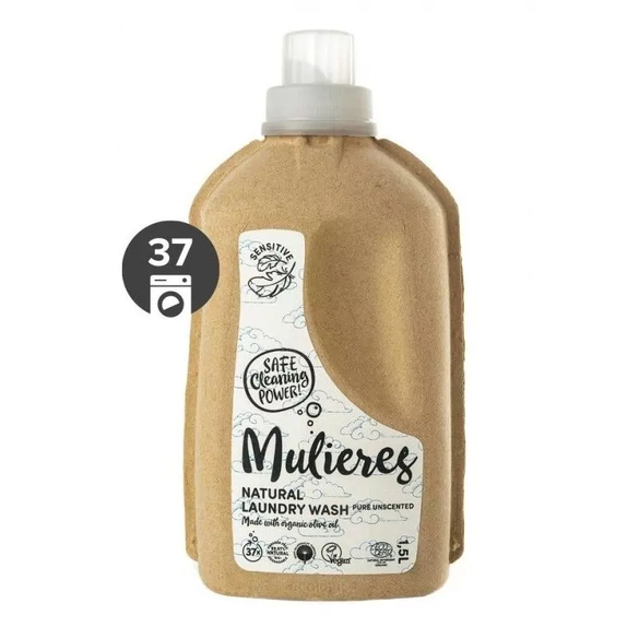 Koncentrovaný prací gel bez vůně BIO Mulieres - 1500 ml