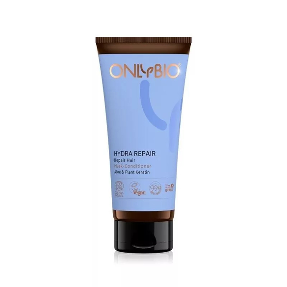 Maska na suché a poškozené vlasy s keratinem "Hydra Repair" OnlyBio - 200 ml Maska na suché a poškozené vlasy s keratinem "Hydra Repair" OnlyBio - 200 ml