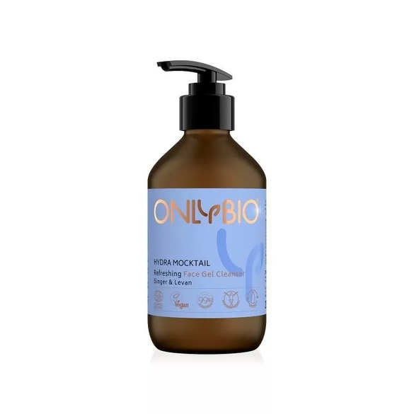 Osvěžující pleťový čisticí gel se zázvorem "Hydra Mocktail" OnlyBio - 250 ml Osvěžující pleťový čisticí gel se zázvorem "Hydra Mocktail" OnlyBio - 250 ml