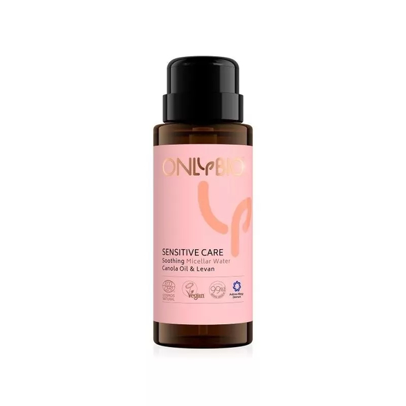 Zklidňující micelární voda s konopným olejem "Sensitive Care" OnlyBio - 300 ml Zklidňující micelární voda s konopným olejem "Sensitive Care" OnlyBio - 300 ml
