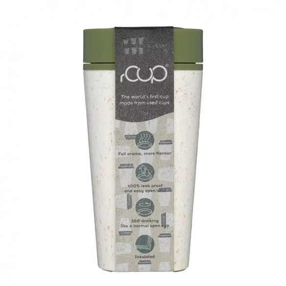 Hrnek z recykl. materiálů krémově - zelené barvy Circular Cup - 340 ml Hrnek z recykl. materiálů krémově - zelené barvy Circular Cup - 340 ml