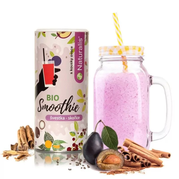 Smoothie Naturalis Skořice a Švestka BIO - 180g Smoothie Naturalis Skořice a Švestka BIO - 180g