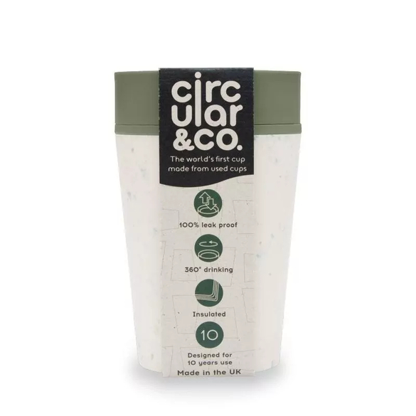 Hrnekz recykl. materiálů krémově - zelené barvy Circular Cup - 370 ml Hrnekz recykl. materiálů krémově - zelené barvy Circular Cup - 370 ml