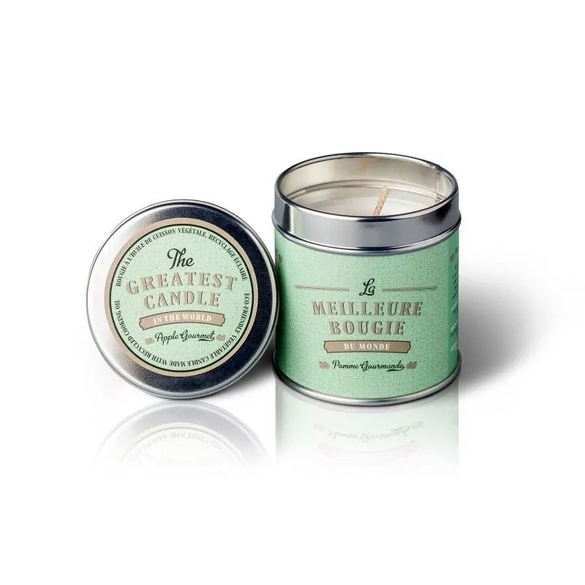 Vonná svíčka v plechovce s vůní jablka The Greatest Candle - 200 g Vonná svíčka v plechovce s vůní jablka The Greatest Candle - 200 g