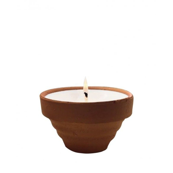 Vonná svíčka s vůní citronela "Terracotta" The Greatest Candle - 75 g