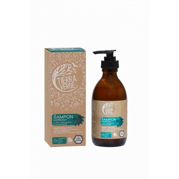Kopřivový šampon na mastné vlasy s rozmarýnem Tierra Verde - 230 ml