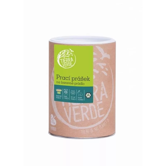 Prací prášek na barevné prádlo v dóze Tierra Verde - 850 g Prací prášek na barevné prádlo v dóze Tierra Verde - 850 g