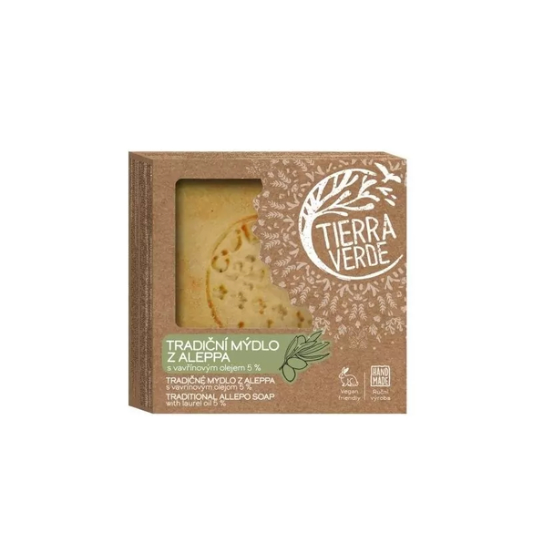 Aleppské mýdlo pro problematickou pokožku Tierra Verde - 190 g Aleppské mýdlo pro problematickou pokožku Tierra Verde - 190 g