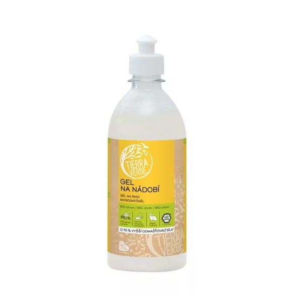 Gel na nádobí s citronovou silicí BIO Tierra Verde - 500 ml