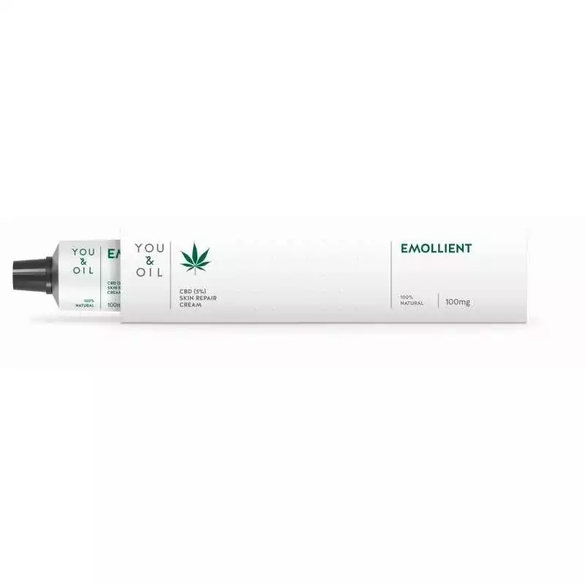 Tělový emolienční krém s CBD (5 %) na problematickou pokožku You & Oil - 100 ml Tělový emolienční krém s CBD (5 %) na problematickou pokožku You & Oil - 100 ml