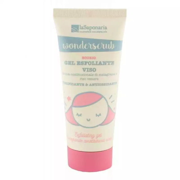 Peelingový gel na obličej WonderScrub BIO laSaponaria - 100 ml Peelingový gel na obličej WonderScrub BIO laSaponaria - 100 ml