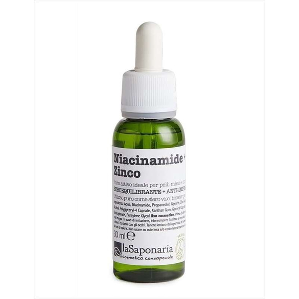 Pleťové sérum niacinamid (vitamin B3) + zinek laSaponaria - 30 ml
