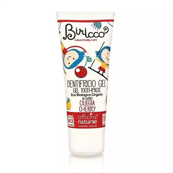 Dětská zubní pasta bez fluoru třešeň BIO Officina Naturae - 75 ml Dětská zubní pasta bez fluoru třešeň BIO Officina Naturae - 75 ml