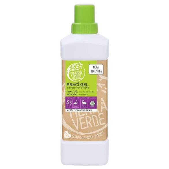 Prací gel s levandulí inovovaná receptura BIO Tierra Verde - 1000 ml