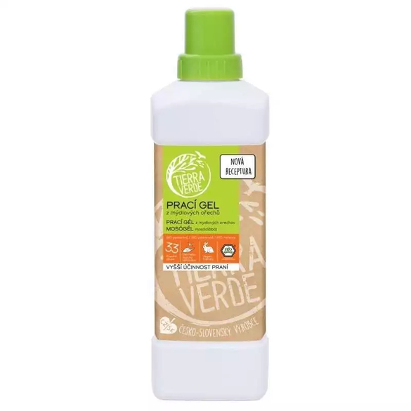 Prací gel s pomerančem inovovaná receptura BIO Tierra Verde - 1000 ml Prací gel s pomerančem inovovaná receptura BIO Tierra Verde - 1000 ml
