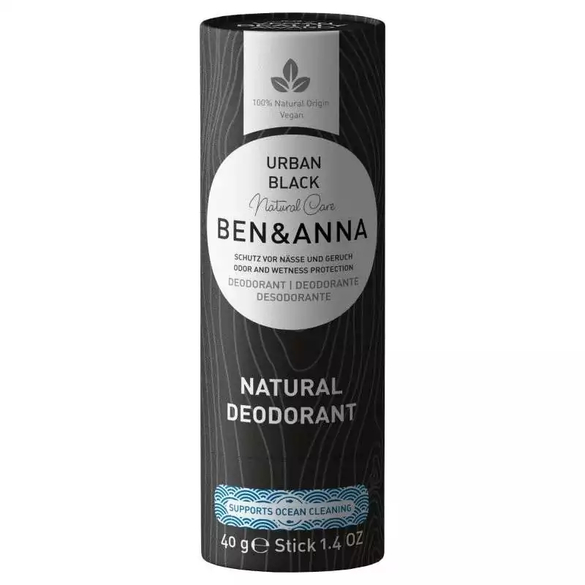 Tuhý deodorant urban black Ben & Anna- 40 g