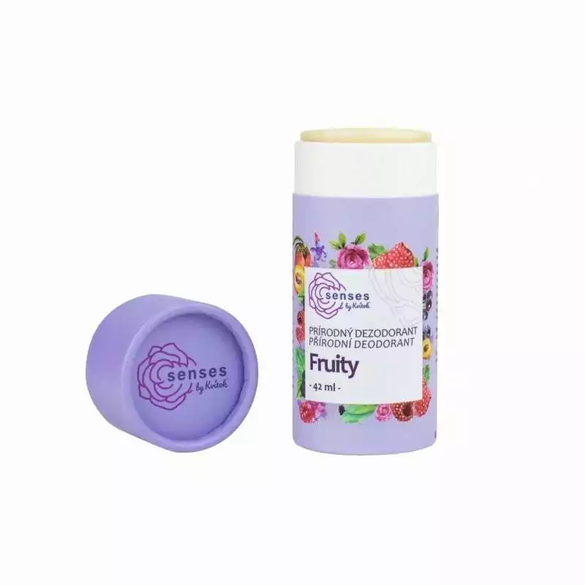 Tuhý deodorant účinný až 24 hodin "Fruity" Kvitok - 42 ml