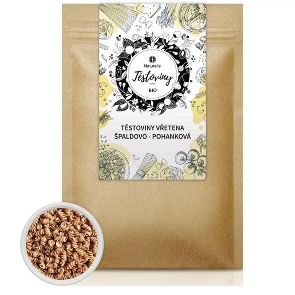 Těstoviny vřetena špaldovo-pohanková Naturalis BIO - 300 g Těstoviny vřetena špaldovo-pohanková Naturalis BIO - 300 g