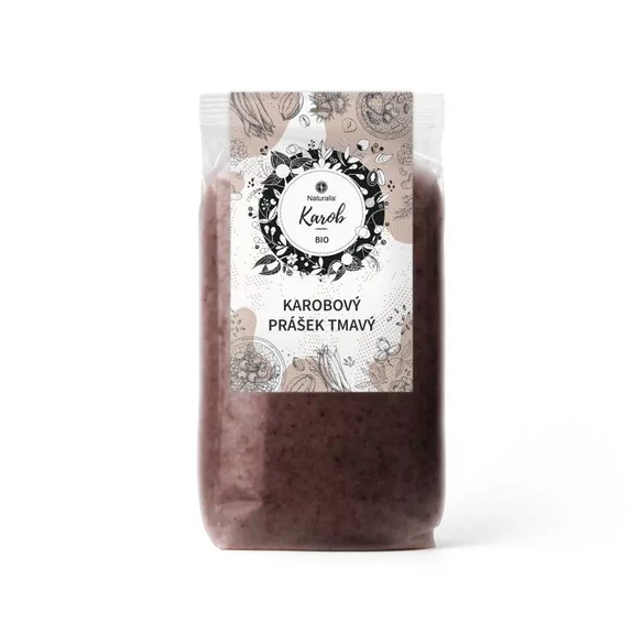 Karobový prášek tmavý Naturalis BIO - 500 g Karobový prášek tmavý Naturalis BIO - 500 g