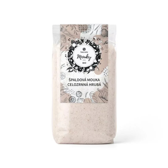 Špaldová mouka celozrnná hrubá Naturalis BIO - 1 kg Špaldová mouka celozrnná hrubá Naturalis BIO - 1 kg