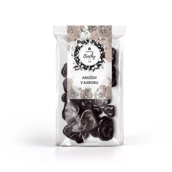 Arašídy v karobu Naturalis - 100 g Arašídy v karobu Naturalis - 100 g