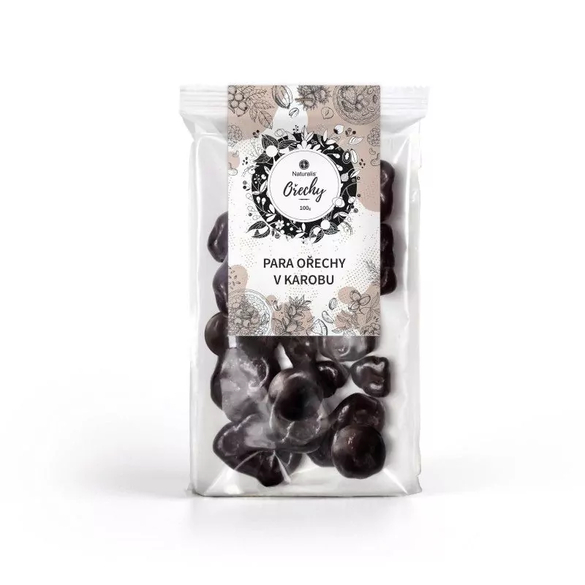 Para ořechy v karobu Naturalis - 100 g Para ořechy v karobu Naturalis - 100 g