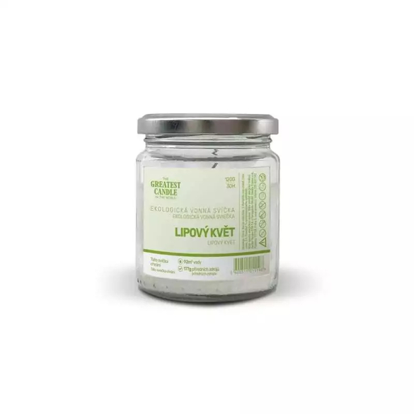 Zero-waste svíčka ve skle lipový květ The Greatest Candle - 120 g Zero-waste svíčka ve skle lipový květ The Greatest Candle - 120 g