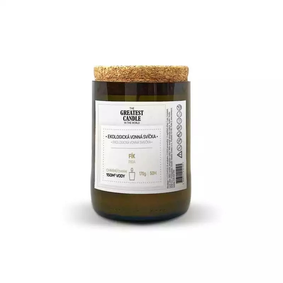 Svíčka v lahvi od vína fík The Greatest Candle - 170 g Svíčka v lahvi od vína fík The Greatest Candle - 170 g