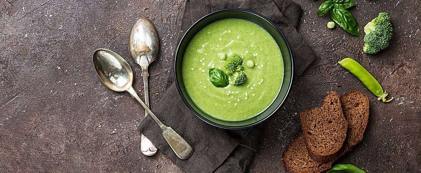 Brokolicová polévka bez mouky
