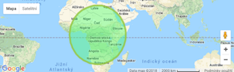 Mapa Afriky